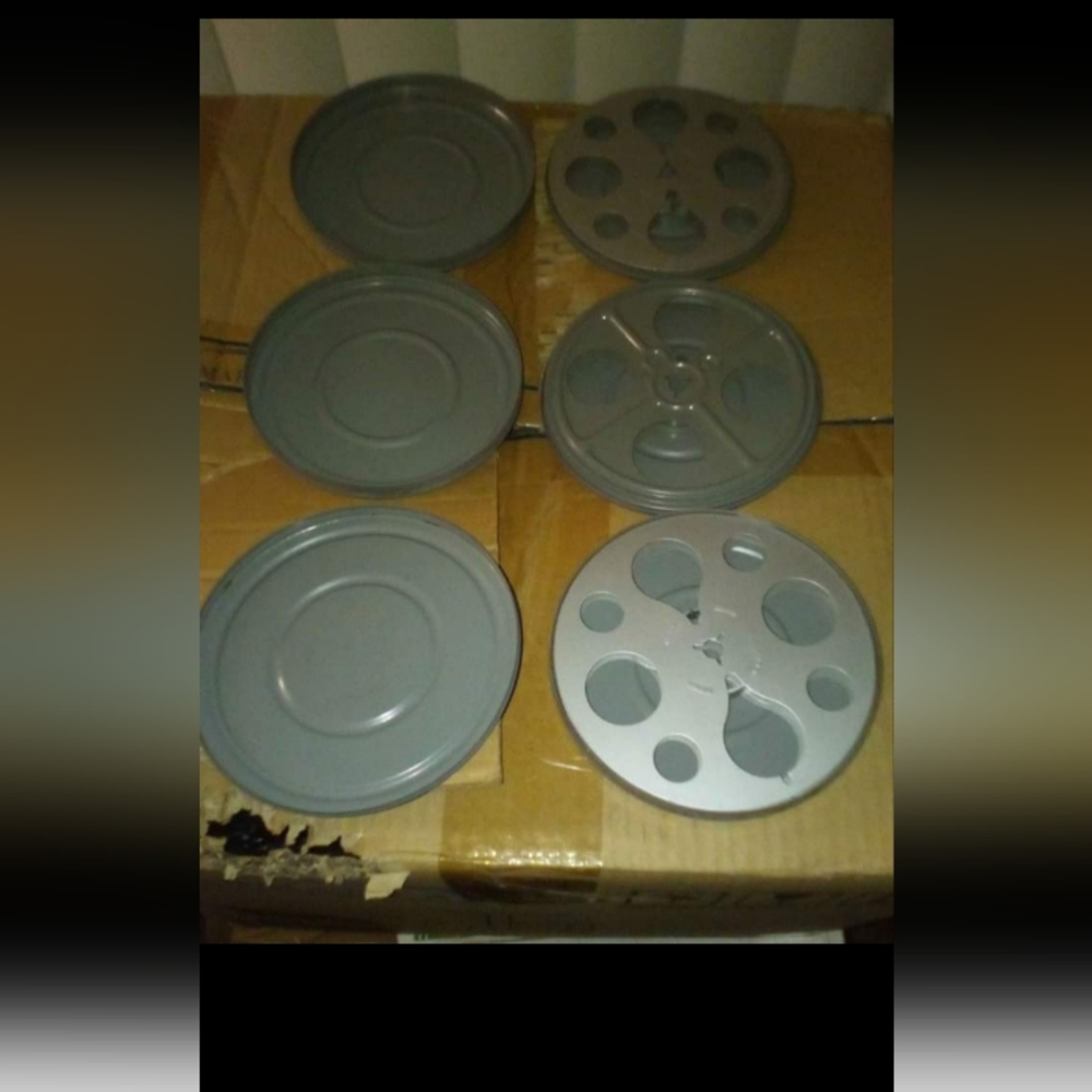 Three Film cans